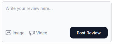 Dorm review form with a video upload option